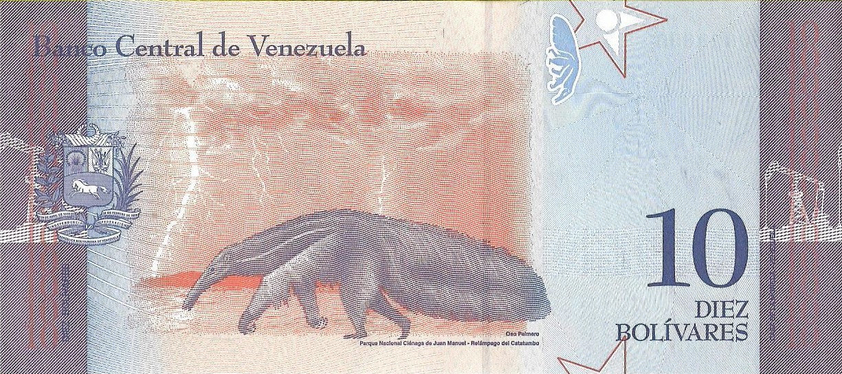 Wenezuela 10 Bolivar 2018 - UNC