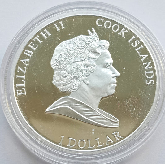 Wyspy Cooka 1 Dolar 2009 Klasztor Hieronimitów